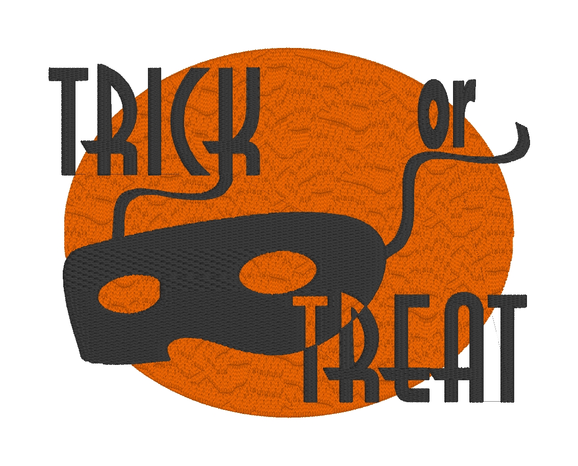 Free Trick or Treat Embroidery Files
