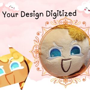 Custom Embroidery Digitizing – Standard Detail Design Conversion (4–7 Colors)